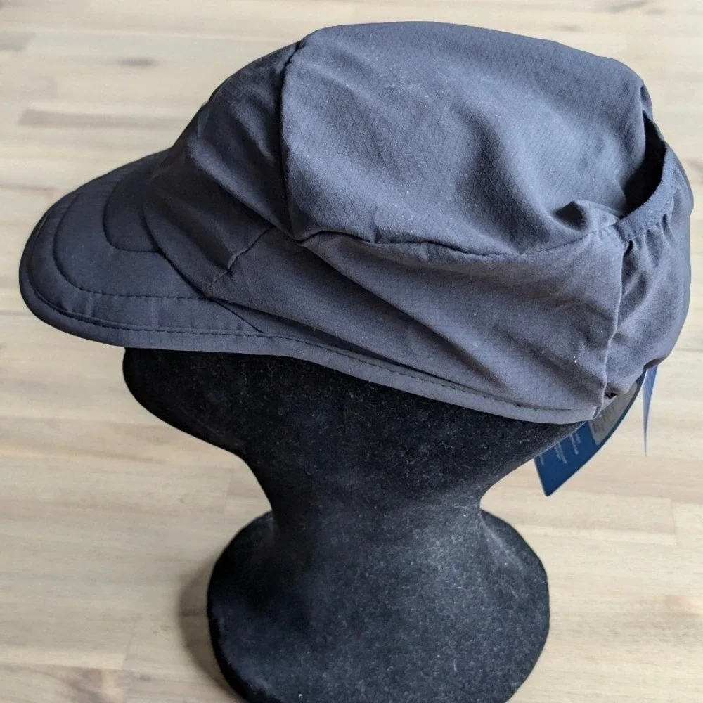 Brooks Lightweight Packable Running Hat Black Wind Rain Resistant Cap NWT‎